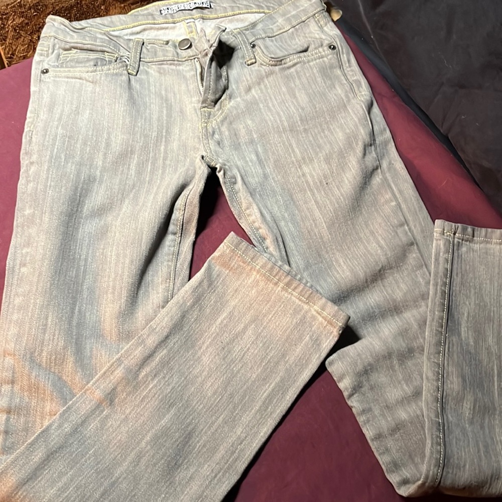 Ruby Republic Grey denim boot cut jeans size 27. Never worn.